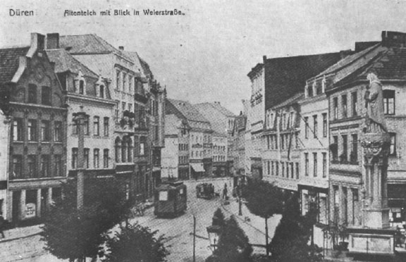 Altenteich
              mit Blick auf Weierstrasse 1935 ca.