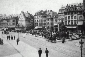 Mainz, der Marktplatz um 1910 ca. [8]