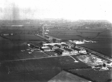 Flugschule am Flugplatz von Filton bei
                          Bristol, 1915 ca.