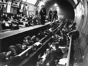 Londoner U-Bahn-Station als Bunker 1940-1945