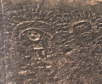 Palpa:
                                        Geoglyphen-Mnnchen mit
                                        Kopfantennen