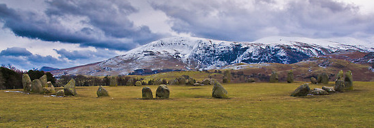 Crculo de piedras en Castlerigg,
              Inglaterra