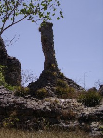 La formacin
                                        "dedo de Dios"