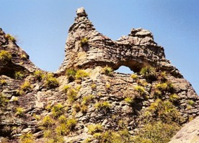 La formacin
                                        "piedra de camello" en
                                        la quinta "ciudad"