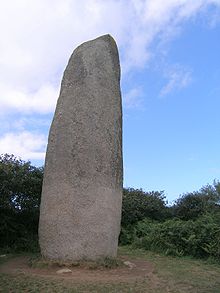 Menhir de Kerloas en
                        Bretaa [3]