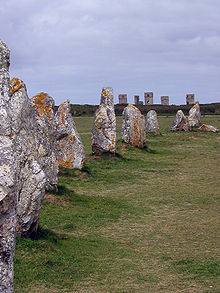 Hileras de menhires
                        de Lagatjar