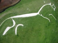 Cabello blanco de
                          Uffington, Inglaterra