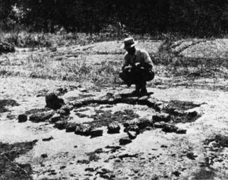 Mosaicos de piedras en el
                                    parque Whiteshell (parque de concha
                                    blanca) en Manitoba en
                                    Canadá