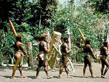 El día de John Frum en
                    la isla Tanna de Vanuatu