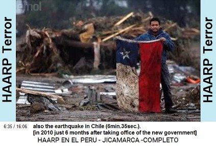 also the earthquake in Chile
                          (6min.35sec.). [this was in 2010 just 6 months
                          after taking office of the new government]