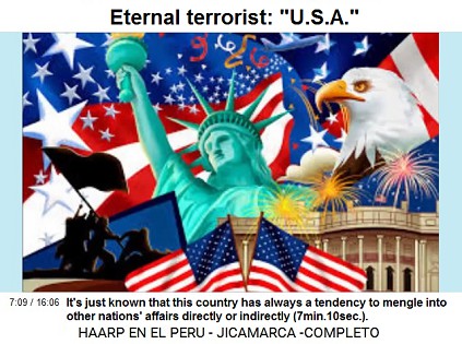 It's just known that this country has
                          always a tendency to meddle into other
                          nations' affairs directly or indirectly
                          (7min.10sec.).