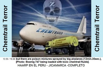 but there are poison mixtures sprayed by
                          big airplanes (13min.35sec.),