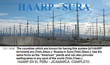 Also Russia has HAARP terror
                                systems