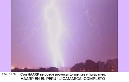 Con HAARP se puede ocasionar tormentas
                            y huracanes