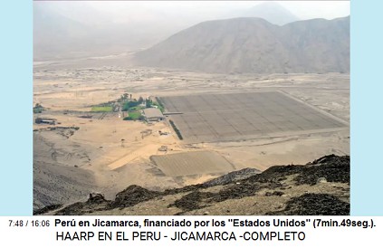 Perú en Jicamarca, financiado por los
                          "Estados Unidos" (7min.49seg.).