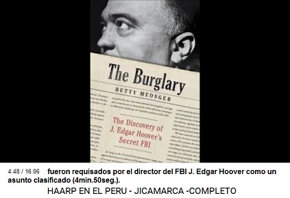 fueron requisados por el director del FBI
                          J. Edgar Hoover como un asunto clasificado
                          (4min.50seg.).