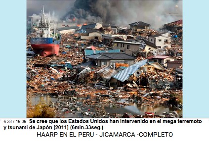 Se cree que los Estados Unidos han
                          intervenido en el mega terremoto y tsunami de
                          Japn (6min.33seg.)