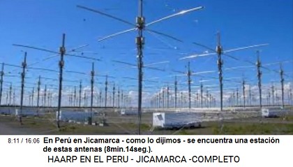 En Per en Jicamarca - como lo dijimos -
                          se encuentra una estacin de estas antenas
                          (8min.14seg.).