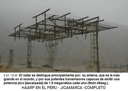 El radar se distingue principalmente por:
                          su antena, que es la ms grande en el mundo, y
                          por sus potentes transmisores capaces de
                          emitir una potencia pico [escarpada] de 1.5
                          megavatios cada uno (9min.46seg.).