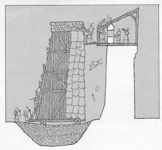 Angriff mit Belagerungsturm