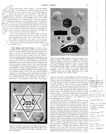 Encyclopaedia Judaica (1971): Badge, vol.
                          4, col. 71-72