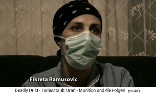 Fikreta Ramusovic,
                NATO uranium victim in Novi Pasar, she died of leukemia