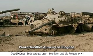 Atommüll-Panzerfriedhof Auweiry
                            bei Bagdad