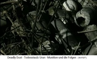 Überreste von NATO-Atomraketen
                            ("Uranmunition") in Serbien