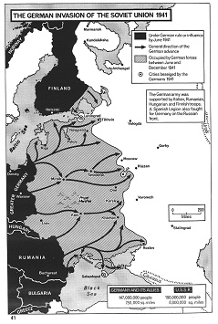 Sowjetunion SU - Drittes Reich 1941: NS-Invasion