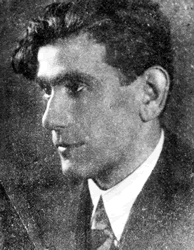 Moshe Kulbak,
                        jiddischer Dichter, Portrait