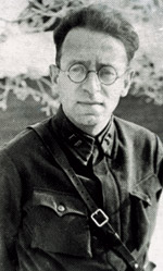 Wassili Grossman, Portrait 1942 ca.
                [6], ein Kriegsreporter, dann aber leider auch
                Propagandaschriftsteller des Zionismus mit seinem
                unmöglichen "Schwarzbuch"