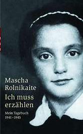 Mascha
                Rolnikaite, Tagebuch "Ich muss erzhlen,
                Buchdeckel