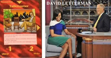 27. Spielkarte
                                "Talkmaster" - und David
                                Letterman - das nchste
                                Ablenkungsmanver