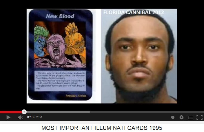 Card "New
                              Blood" - and there was such a
                              Cannibal in Florida in 2012