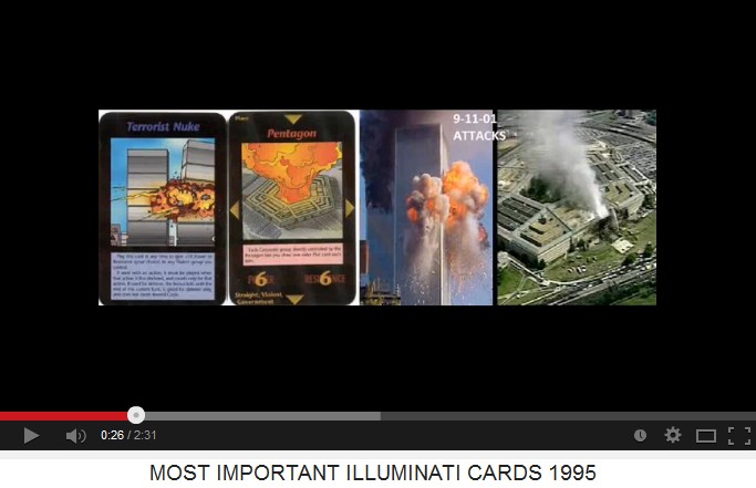 Card with the
                              explosions in the WTC ("Terrorist
                              Nuke") and in the Pentagon - and on
                              Sep 11, 2001 this became real