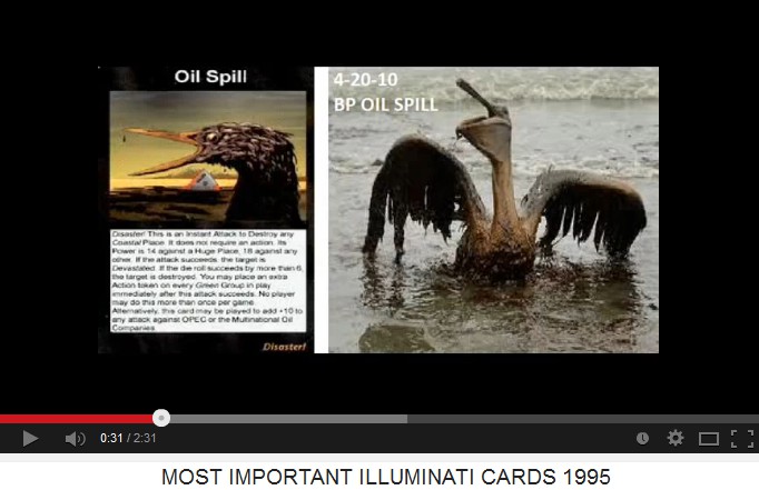 Card "Oil
                              Spill" and BP oil disaster of 2010 in
                              the Gulf of Mexico