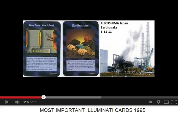 Cards "Nuclear
                              Accident" and "Earthquake"
                              - and then it happend in Fukushima in
                              2011