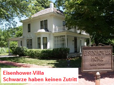 Abilene (Kansas), die Bibel-rassistische
              Eisenhower-Villa