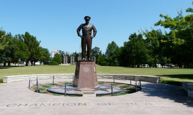 Eisenhower monument in Abilene, Kansas