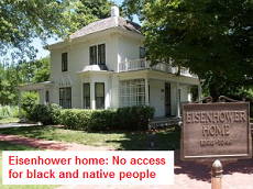 Abilene (Kansas), the Bible racist Eisenhower home