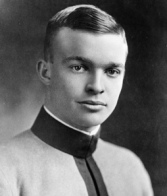 Dwight Eisenhower as a cadet at
                                West Point Academy, portrait