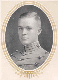 Dwight Eisenhower as a cadet in
                the West Point Military Academy in 1914 appr.