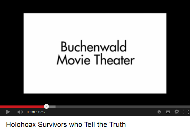 Shoa Foundation, the video
                shows a witness reporting about a cinema in the cc
                Buchenwald