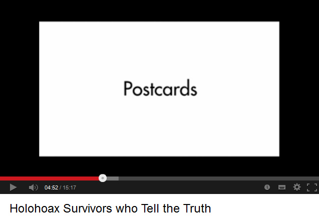 Shoa Foundation, in the video
                are reports about postcards sent from the cc Auschwitz