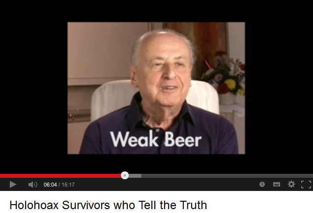 Shoa Foundation, the witness in the video
                reports about weak beer in the "cantina" in
                the cc Auschwitz