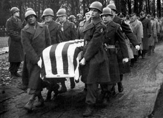 Burial of General Patton on December 24,
                          1945, in Luxemburg