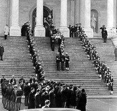 burial
                ceremony for mass murderer Eisenhower at Capitol on
                March 31, 1969