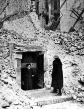 post-war era in remaining Germany,
                                life underground in the rubble
                                1945-1950