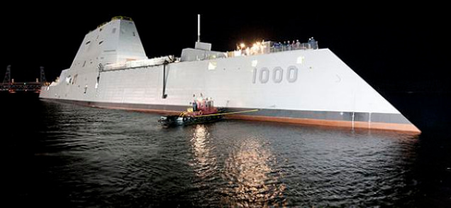 Tarnkappenschiff “USS Zumwalt” kostet 3,5 Milliarden US-Dollar