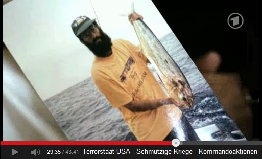 Anwar Al-Awlaki mit Fisch
                    in San Diego